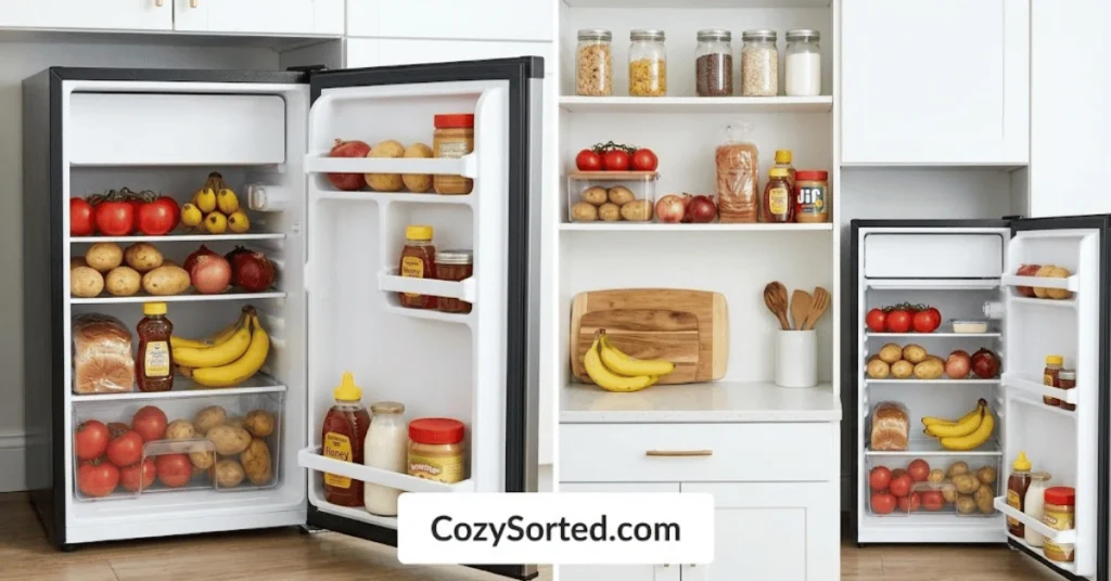 Foods that do not need refrigeration and belong on the counter or pantry