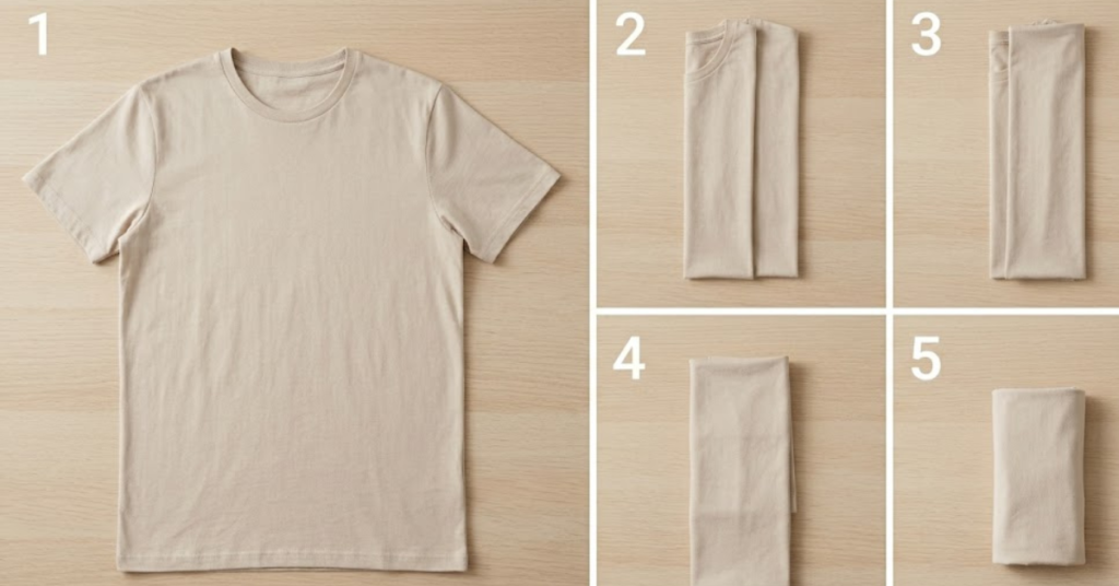 step by step file folding technique for maximizing drawer space